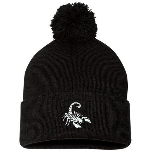Scorpio - Pom Pom Knit Cap