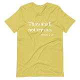 Thou shall not